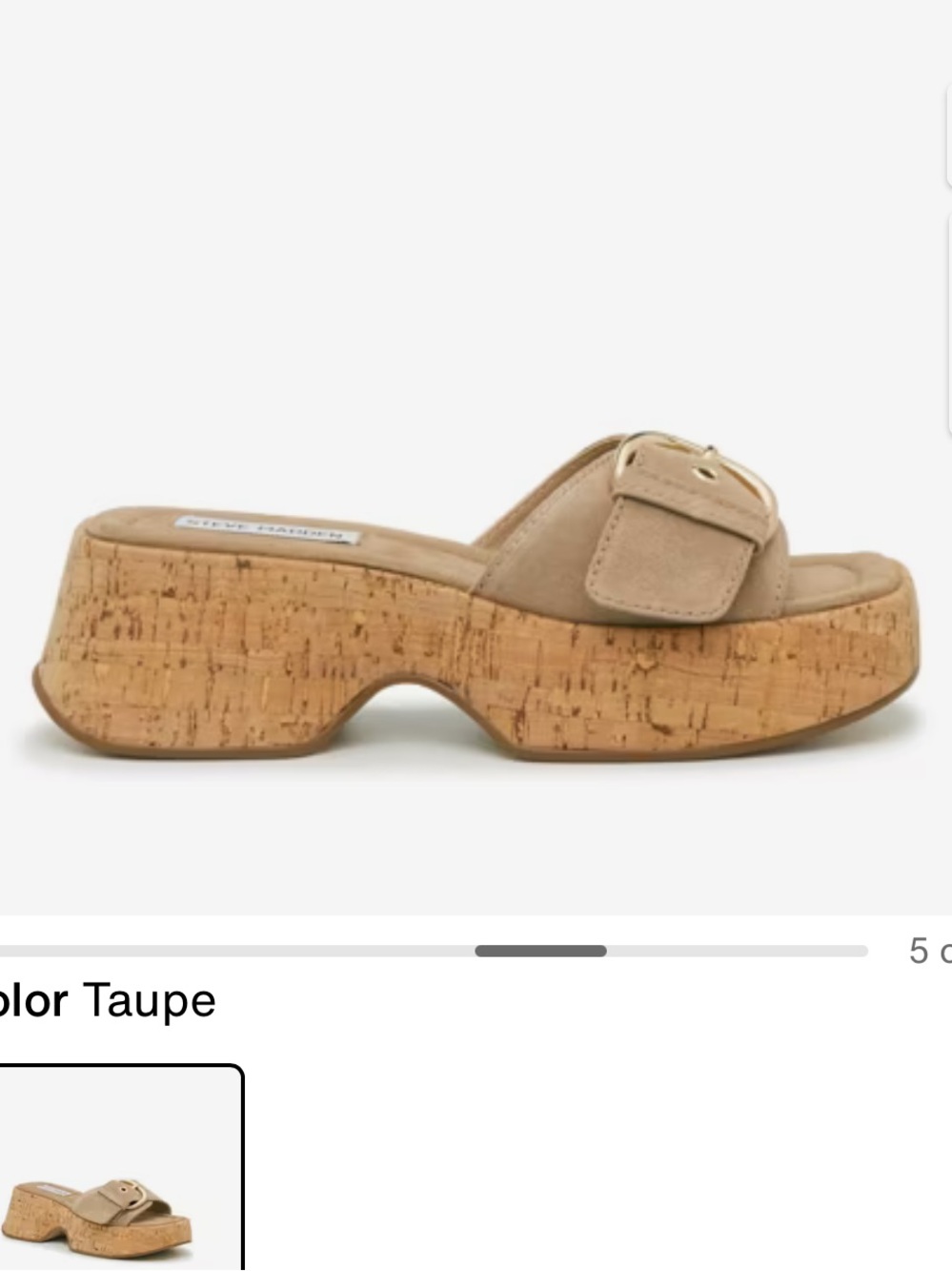 Steve Madden Gaia platform sandal - Picture 2 of 7